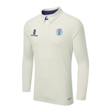 Elford CC - Ergo Long Sleeve Navy Trim Shirt